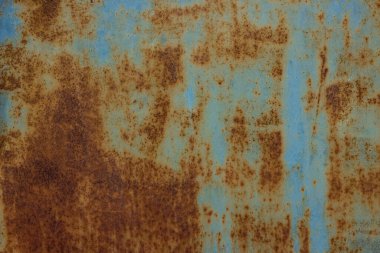 Boya ve pas kaplı metal levha tasarım için çeşitli desenler