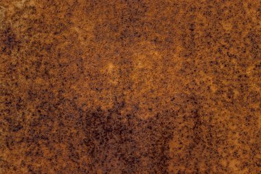 Metal tasarım kavramı için doğal sanatsal soyutlamayı kaplayan parlak pas tabakası