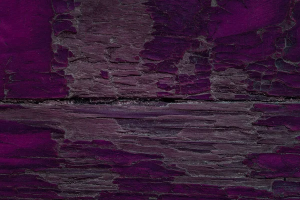 Textura Púrpura Artística Viejo Tablero Madera Parcialmente Pelado Fondo Primer — Foto de Stock