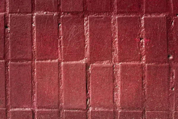 Vintage Azulejo Vermelho Edifício Fachada Close Grunge Fundo Para Design — Fotografia de Stock