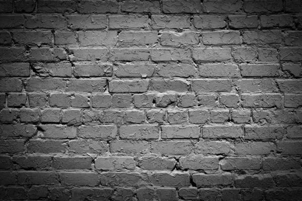 Mur Briques Grises Avec Mastic Fissuré Beau Fond Pour Conception — Photo