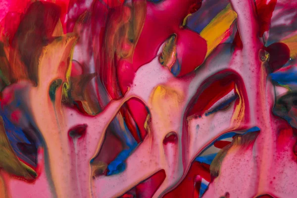 Mystieke Kleurrijke Abstractie Met Mysterieuze Mooie Patronen Geschilderd Met Aquarel — Stockfoto