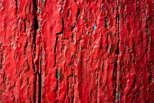 Tasarım için pürüzlü bir yüzey grunge arka planında kusurlu kırmızı sanatsal ahşap dokusu