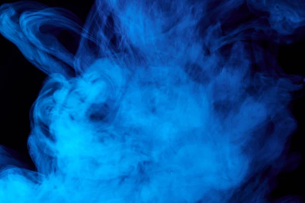 Nuvem Espessa Mística Vapor Azul Close Uma Abstração Tirar Fôlego — Fotografia de Stock