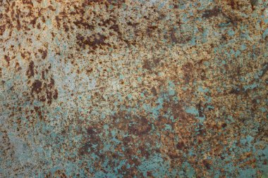 Paslanmış metal yüzey detaylarının endüstriyel dokusu tasarım için yakın plan grunge arkaplanı