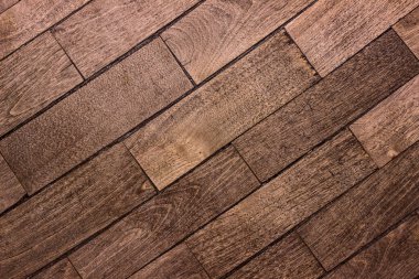 Tasarım için esmer doğal desenlere sahip güzel klasik parke dokusu