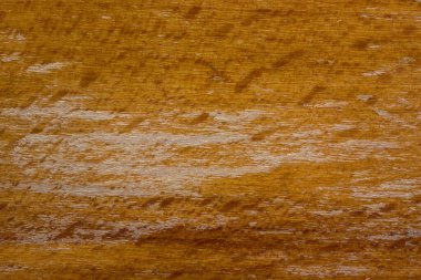 Eski ahşap tahtanın vernikle kaplanmış dokusu ve tasarım için kısmen yırtık arkaplan