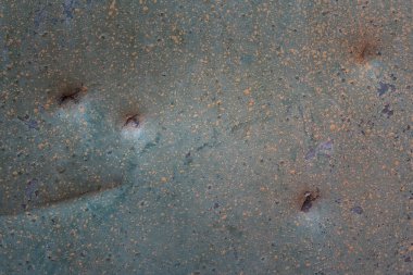 Çukur ve renkli desenli parlak metal desen tasarım için grunge endüstriyel arka plan