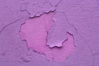 Eski parçalanmış sanat duvarının çatlak desenli grunge dokusu tasarım için yakın plan
