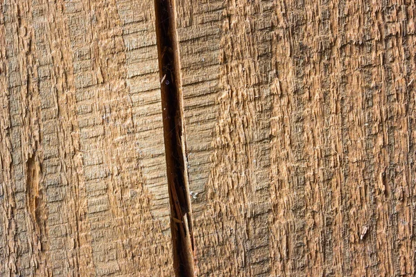 Textura Tablero Madera Con Una Grieta Patrones Naturales Fondo Industrial —  Fotos de Stock