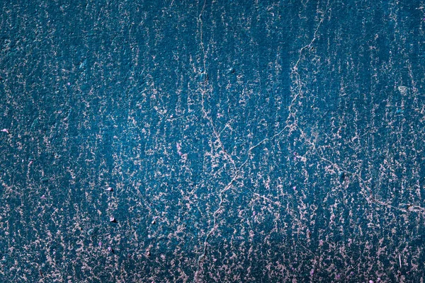 Fantasztikus Kék Textúra Egy Fal Borított Festék Titokzatos Sár Minták — Stock Fotó