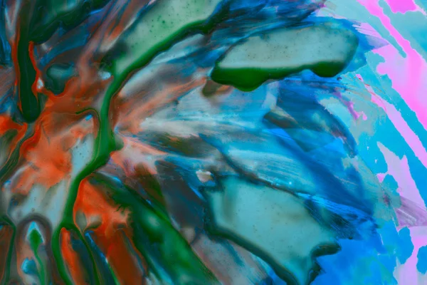 Kleur Abstractie Geschilderd Met Aquarelpatronen Close Artistieke Achtergrond Voor Design — Stockfoto