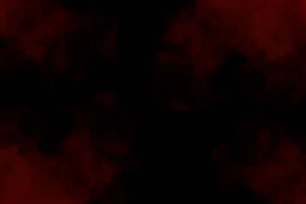 暗い背景の抽象化の上に赤いタバコの蒸気の神秘的なパターンは喫煙の設計概念のために — ストック写真