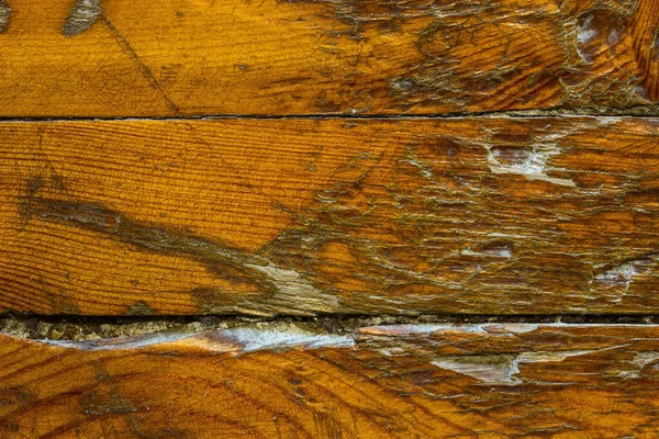 Parquet Vintage Graffiato Strappato Colore Giallo Primo Piano Grunge Sfondo — Foto Stock