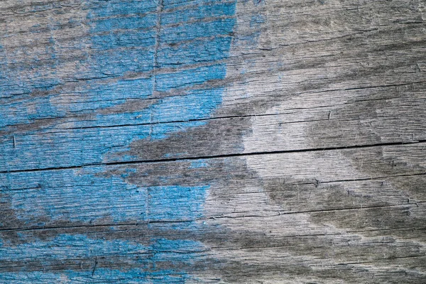 Textura Placa Madeira Velha Com Padrões Misteriosos Fundo Pintura Azul — Fotografia de Stock