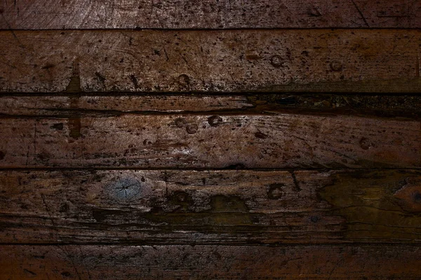 Tajemnicza Faktura Starej Drewnianej Podłogi Zarysowaniami Pęknięcia Wady Grunge Tła — Zdjęcie stockowe