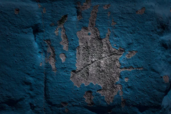 Tasarım için eski duvar dokusu gri beton ve parlak mavi kaplama grunge arkaplanı