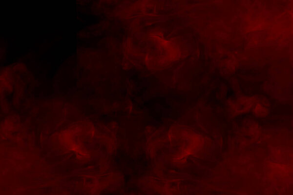 red cigarette vapor with fantastic patterns is like a flame concept of smoking abstraction for design