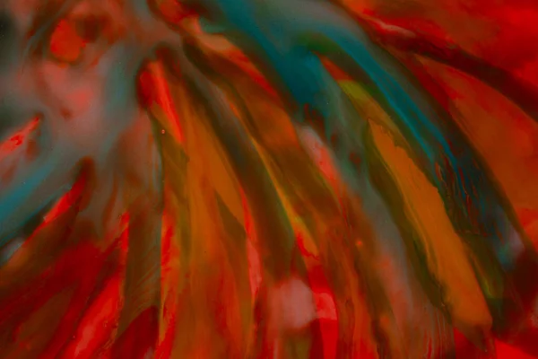 Mysteriöse Abstraktion Von Wasserfarben Ähnlich Einer Brennenden Pflanze Feuer Nahaufnahme — Stockfoto