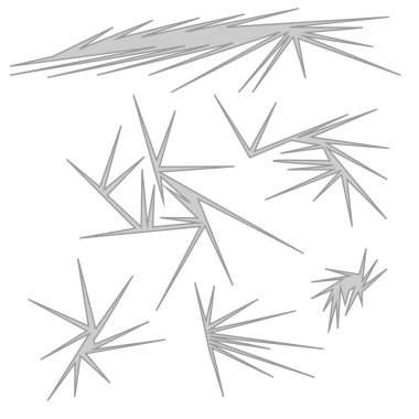 gri ve farklı çatlak desenleri, sanatsal ve güzel nesneler tasarım için