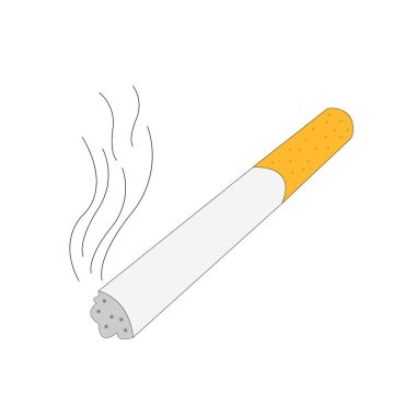 sigara yalanlar ve sigaralar beyaz arka plan uyuşturucu kavramında