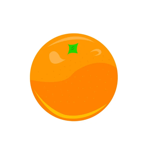 Arancio Lucido Frutta Texture Primo Piano Tropicale Vitamina Oggetto Sfondo — Vettoriale Stock