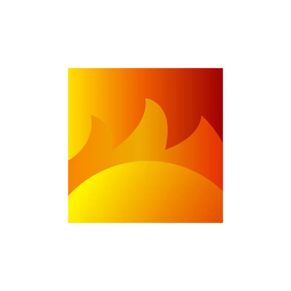 Abstract Achtergrond Zon Oppervlak Closeup Oranje Vuur Stralen Behang Voor — Stockvector