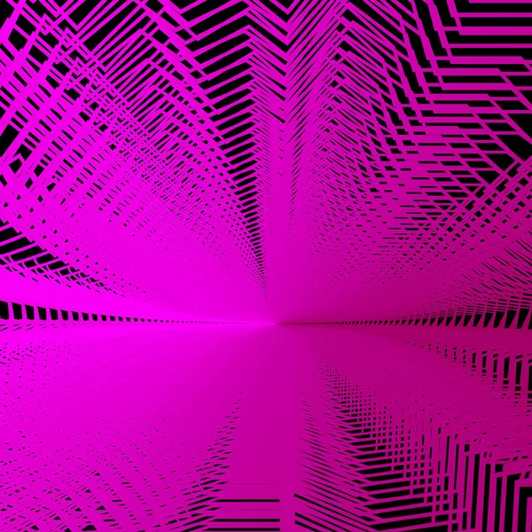 Abstração Violeta Brilhante Fantástico Com Ilusão Óptica Arte Estilo Papel — Vetor de Stock