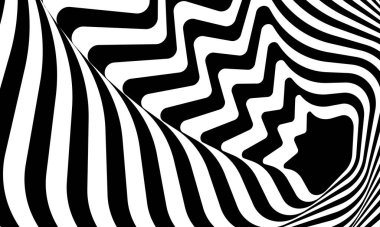 Pop sanatı tarzında siyah ve beyaz soyutlanmış arka plan, hipnotik konsept tasarlamak için duvar kağıdı yaratıcı.