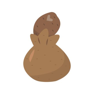 illustration of the bag of potatoes