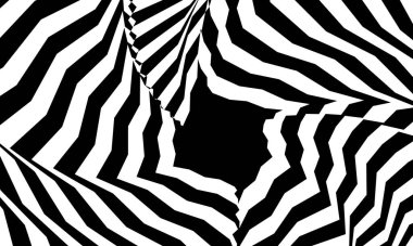 Pop sanatı tarzında siyah ve beyaz soyutlanmış arka plan, hipnotik konsept tasarlamak için duvar kağıdı yaratıcı.