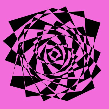 Black and purple abstract ribbed background in the style of pop art, wallpaper for design hypnotic concept creative