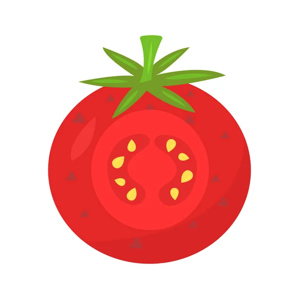 귀여운 토마토를 — 스톡 벡터