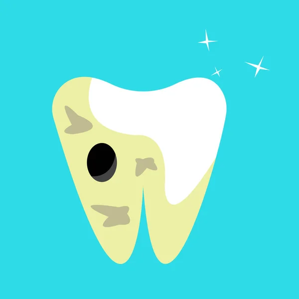 Illustration Vectorielle Dent — Image vectorielle