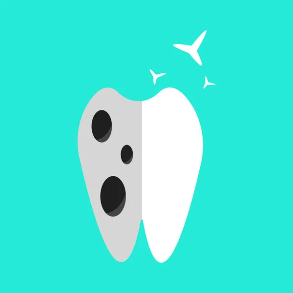 Illustration Vectorielle Dent — Image vectorielle