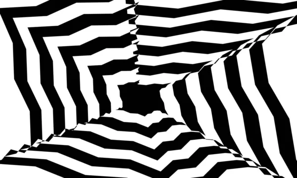 Черно Белый Абстрактный Ребристый Фон Стиле Поп Арта Обои Дизайна — стоковый вектор