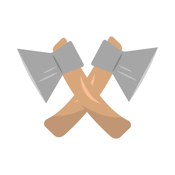Crossed Axes Web Icon Simple Illustration — Vettoriale Stock