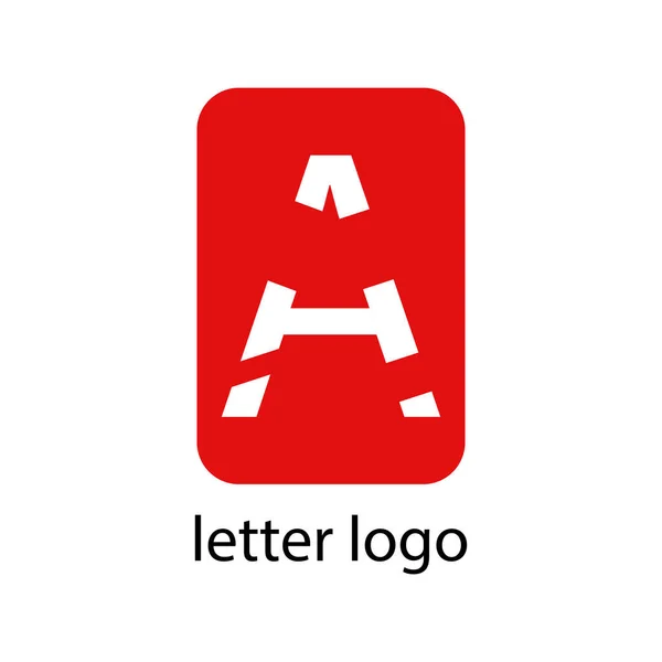 Lettre Logo Design Moderne Sur Fond Blanc — Image vectorielle