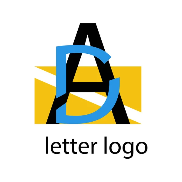 Letra Logo Diseño Moderno — Vector de stock