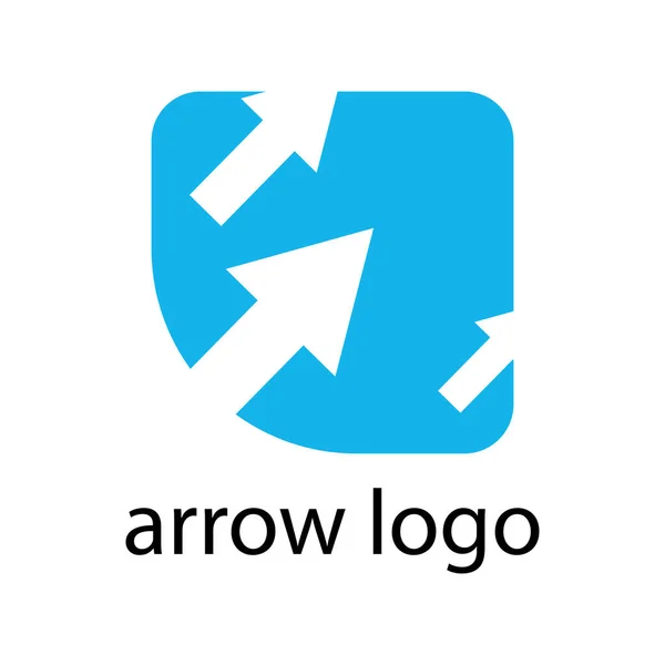 Kesik Desenli Mavi Logo — Stok Vektör