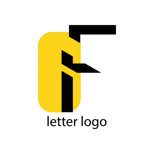 Harfi Logo Modern Tasarım — Stok Vektör
