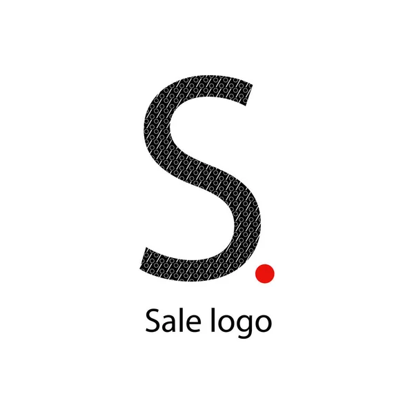 Lettre Avec Motif Pour Cent Logo Moderne Pour Conception — Image vectorielle