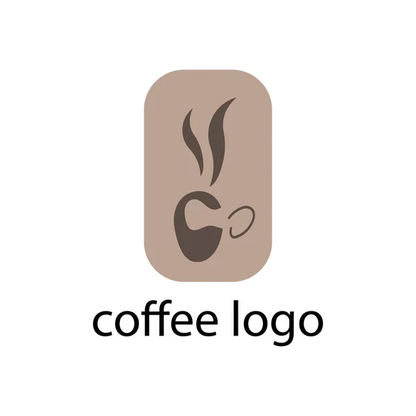 Taza Café Logotipo Vapor Que Simboliza Aroma — Archivo Imágenes Vectoriales