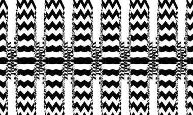 Operasyon sanatının orijinal tasarımında siyah yinelenen desenler