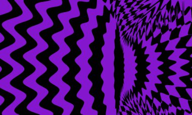 Operasyon sanatı tarzında çok renkli ve gizemli duvar kağıdı modern tasarım