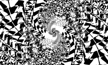 Modern tasarım için orijinal doku inanılmaz bir operasyon sanatı deseni çarpıtma etkisi