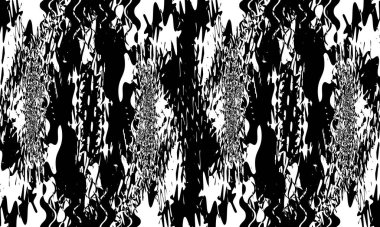 Modern kapak için eşsiz siyah desen