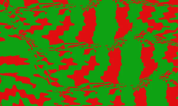 Rot Grüne Tapete Stil Der Art Hell Und Originelle Muster — Stockvektor