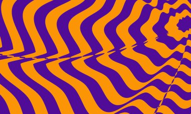 Operasyon sanatında tasarım büyüleyici desen için turuncu mor arkaplan