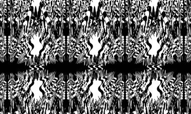 Optik illüzyon hipnotize edici tek renkli duvar kâğıdı tasarım için eşsiz operasyon sanatı